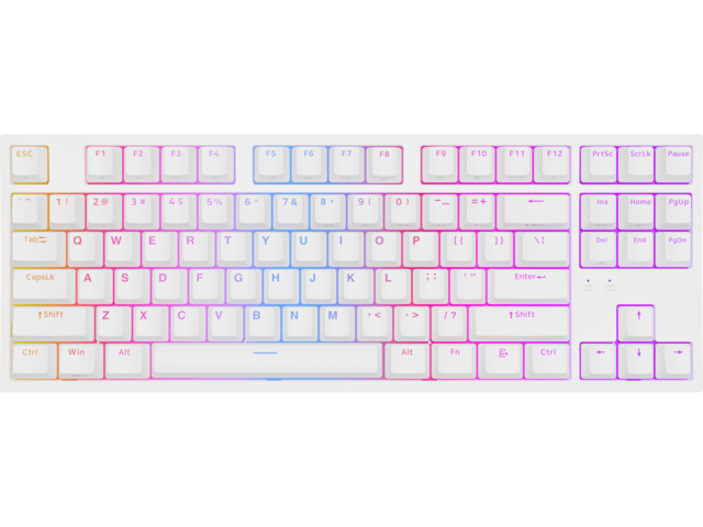 Клавиатури Genesis Thor 404 TKL White, US Layout Brown Switch