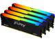 Оперативна памет 128GB (4x32GB) DDR4 3200MT/s Kingston FURY BEAST Black RGB