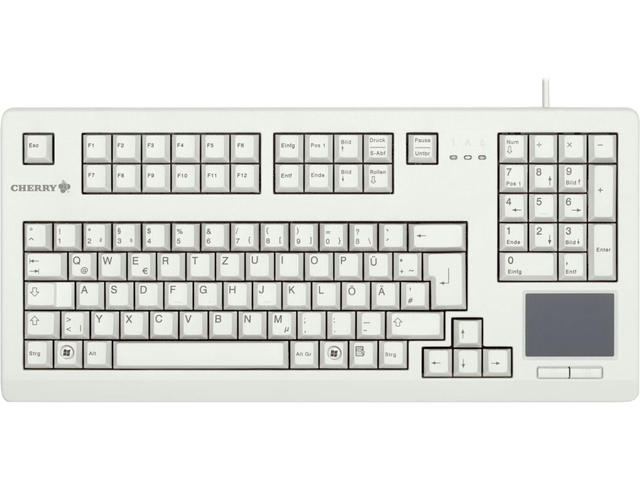Клавиатури CHERRY G80-11900, Grey