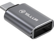 Кабели и Адаптери Tellur адаптер, USB-C - USB-A