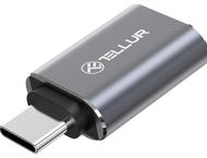 Кабели и Адаптери Tellur адаптер, USB-C - USB-A