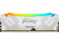 Оперативна памет 32GB (2x16GB) DDR5 6000 MT/s Kingston Fury Renegade White RGB
