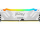 Оперативна памет 32GB (2x16GB) DDR5 6000 MT/s Kingston Fury Renegade White RGB
