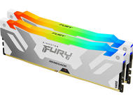 Оперативна памет 32GB (2x16GB) DDR5 6000 MT/s Kingston Fury Renegade White RGB