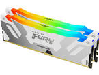 Оперативна памет 32GB (2x16GB) DDR5 6000 MT/s Kingston Fury Renegade White RGB