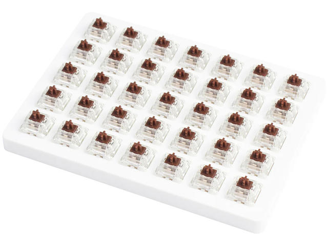 Суичове за клавиатури Keychron Gateron Cap Brown Switch Set 35 броя