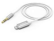 Кабели и Адаптери Hama Aux - Lightning кабел - 3.5 мм жак,  1 метра, бял