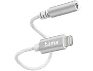 Кабели и Адаптери Hama аудио адаптер Lightning/3.5mm M/F, бял