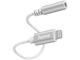 Кабели и Адаптери Hama аудио адаптер Lightning/3.5mm M/F, бял