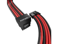 Кабели за компоненти 1stPlayer Custom Sleeved Modding Cable Black/Red - PCIe 5.0 12VHPWR M/M