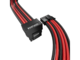 Кабели за компоненти 1stPlayer Custom Sleeved Modding Cable Black/Red - PCIe 5.0 12VHPWR M/M