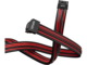 Кабели за компоненти 1stPlayer Custom Sleeved Modding Cable Black/Red - PCIe 5.0 12VHPWR M/M