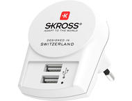 Зарядни устройства SKROSS Euro USB Charger 1.302421, 2 x USB-A, 2.4A
