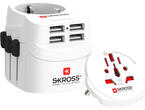 Зарядни устройства SKROSS PRO Light 4 x USB-A, 1.302471, World, bял