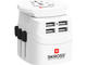 Зарядни устройства SKROSS PRO Light 4 x USB-A, 1.302471, World, bял