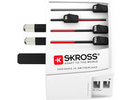 Зарядни устройства SKROSS PRO MUV 2 x USB-A, 1.302960, World, бял