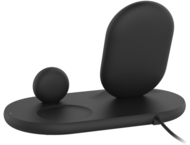 Зарядни устройства Belkin BOOST CHARGE 3-in-1 Wireless Charger for Apple Devices - Black