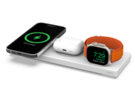 Зарядни устройства Belkin  BoostCharge Pro 3-in-1 Wireless Charging Pad with Official MagSafe Charging 15W