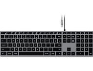 Клавиатури Satechi Slim W3 Wired Backlit Keyboard, US - Space Grey