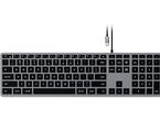 Клавиатури Satechi Slim W3 Wired Backlit Keyboard, US - Space Grey