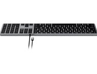 Клавиатури Satechi Slim W3 Wired Backlit Keyboard, US - Space Grey