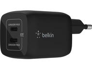 Зарядни устройства Belkin 45W PD PPS Dual USB-C GaN Charger Universal - Black