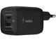 Зарядни устройства Belkin 45W PD PPS Dual USB-C GaN Charger Universal - Black