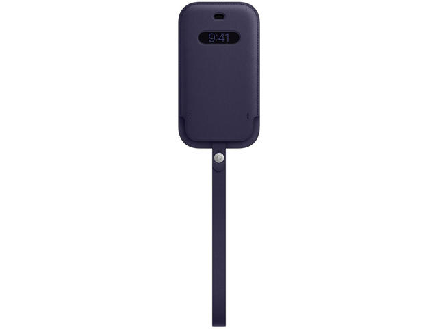 Калъфи Apple iPhone 12/12 Pro Leather Sleeve with MagSafe - Deep Violet (Seasonal Spring2021)