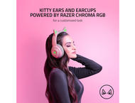 Слушалки Razer Kraken Kitty V2 BT, Quartz Ed