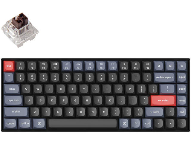 Клавиатури Keychron K2 Pro Hot-Swappable Brown switch, RGB Backlight Plastic Frame