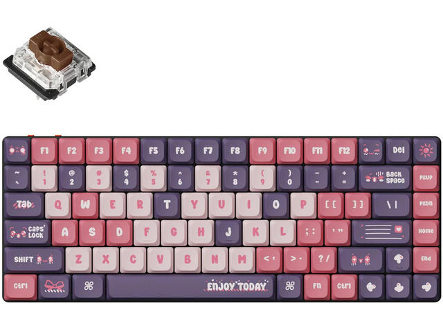 Клавиатури Keychron K3 Pro Black SE QMK/VIA Gateron Low Profile Brown Switch, White Backlight