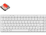Клавиатури Keychron K3 Pro White QMK/VIA Hot-Swappable Gateron Low Profile Red Switch, RGB Backlight