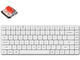 Клавиатури Keychron K3 Pro White QMK/VIA Hot-Swappable Gateron Low Profile Red Switch, RGB Backlight