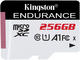 Карти памет Kingston 256GB microSDHC Endurance Flash Memory Card, Class 10