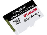 Карти памет Kingston 256GB microSDHC Endurance Flash Memory Card, Class 10