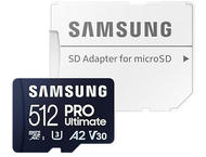 Карти памет Samsung PRO Ultimate microSDXC 512GB, + Adapter