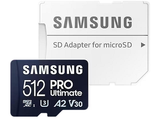 Карти памет Samsung PRO Ultimate microSDXC 512GB, + Adapter
