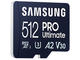 Карти памет Samsung PRO Ultimate microSDXC 512GB, + Adapter
