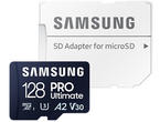 Карти памет Samsung PRO Ultimate microSDXC 128GB, + Adapter