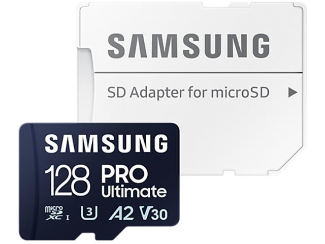 Карти памет Samsung PRO Ultimate microSDXC 128GB, + Adapter