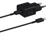 Зарядни устройства Samsung USB-C 25W Travel Wall Charger, Black