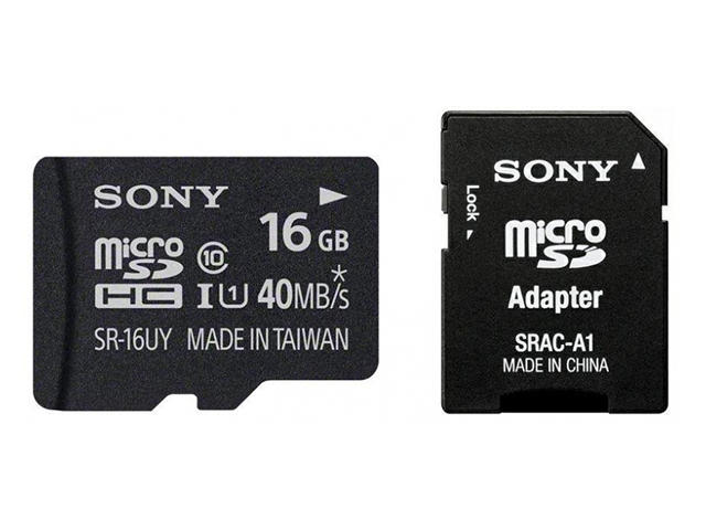 Карти памет 16GB microSDHC карта Sony Class 10