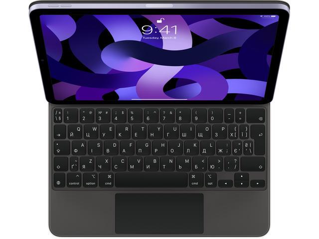 Клавиатури Apple Magic Keyboard for iPad Pro 11-inch (4th generation) and iPad Air (5th generation) - Ukrainian - Black