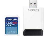 Карти памет Samsung PRO Plus microSD Card (2023) 256GB, с USB четец