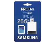 Карти памет Samsung PRO Plus microSD Card (2023) 256GB, с USB четец