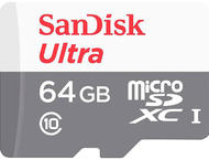 Карти памет SanDisk Ultra microSDXC 64GB + SD Adapter 100MB/s Class 10 UHS-I