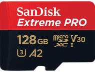 Карти памет 128GB microSDHC SanDisk Extreme Pro UHS-I V30 Adapter