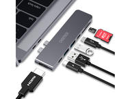 USB Хъб Choetech 7-в-2 USB-C Multiport адаптер