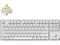 Клавиатури Keychron K8 Pro White QMK/VIA TKL K Pro(Hot Swappable) Banana Switch RGB Backlight Plastic Frame