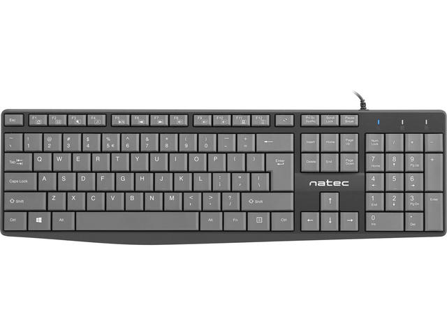 Клавиатури Natec Nautilus Black-Grey US layout